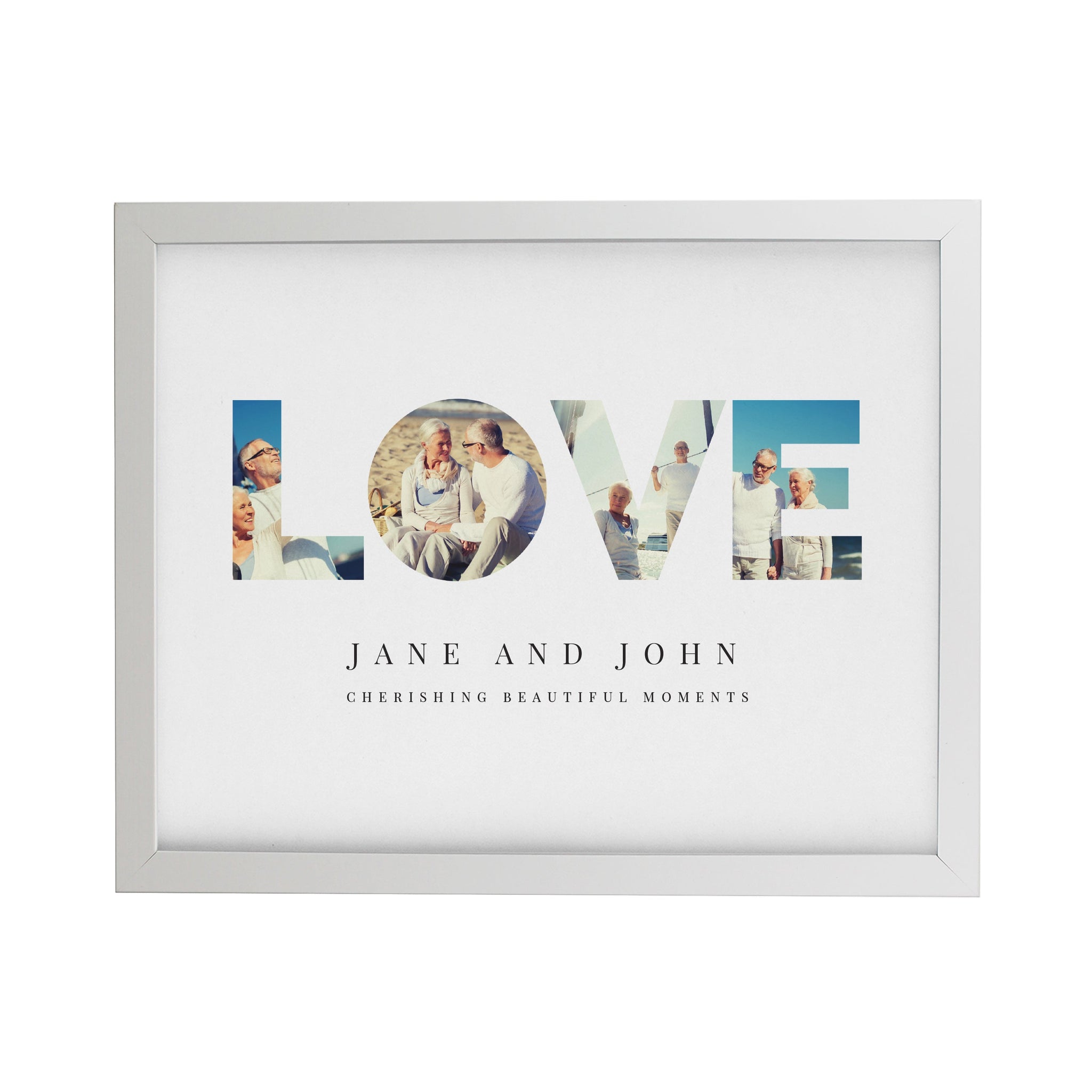 Personalised LOVE Photo Framed Prints: 9 - Framed Prints By Gift Moments