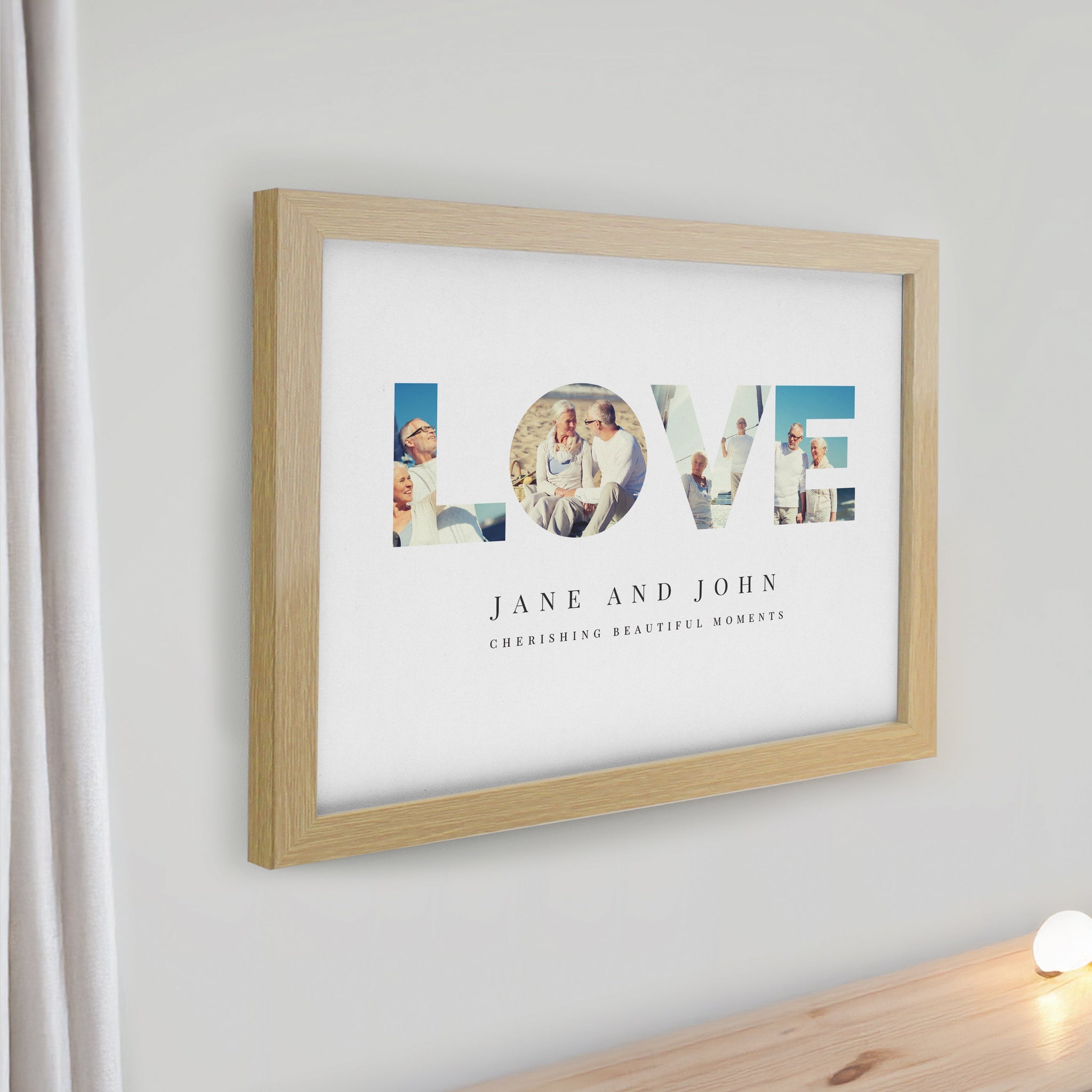 Personalised LOVE Photo Framed Prints: 4 - Framed Prints By Gift Moments