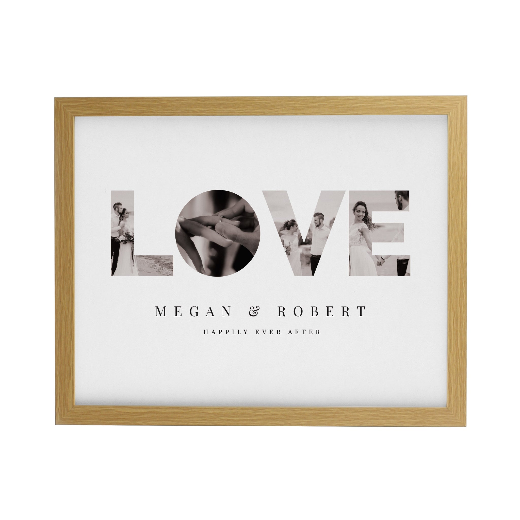 Personalised LOVE Photo Framed Prints: 7 - Framed Prints By Gift Moments
