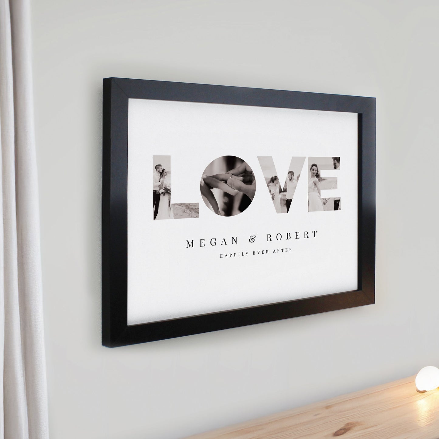 Personalised LOVE Photo Framed Prints: 5 - Framed Prints By Gift Moments