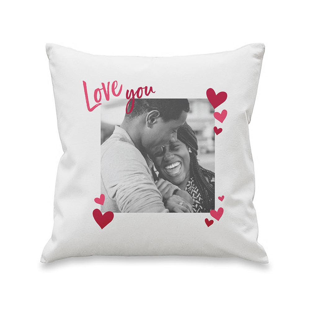Personalised Love You Photo Upload Cushion: 3 - Cushions By Gift Moments