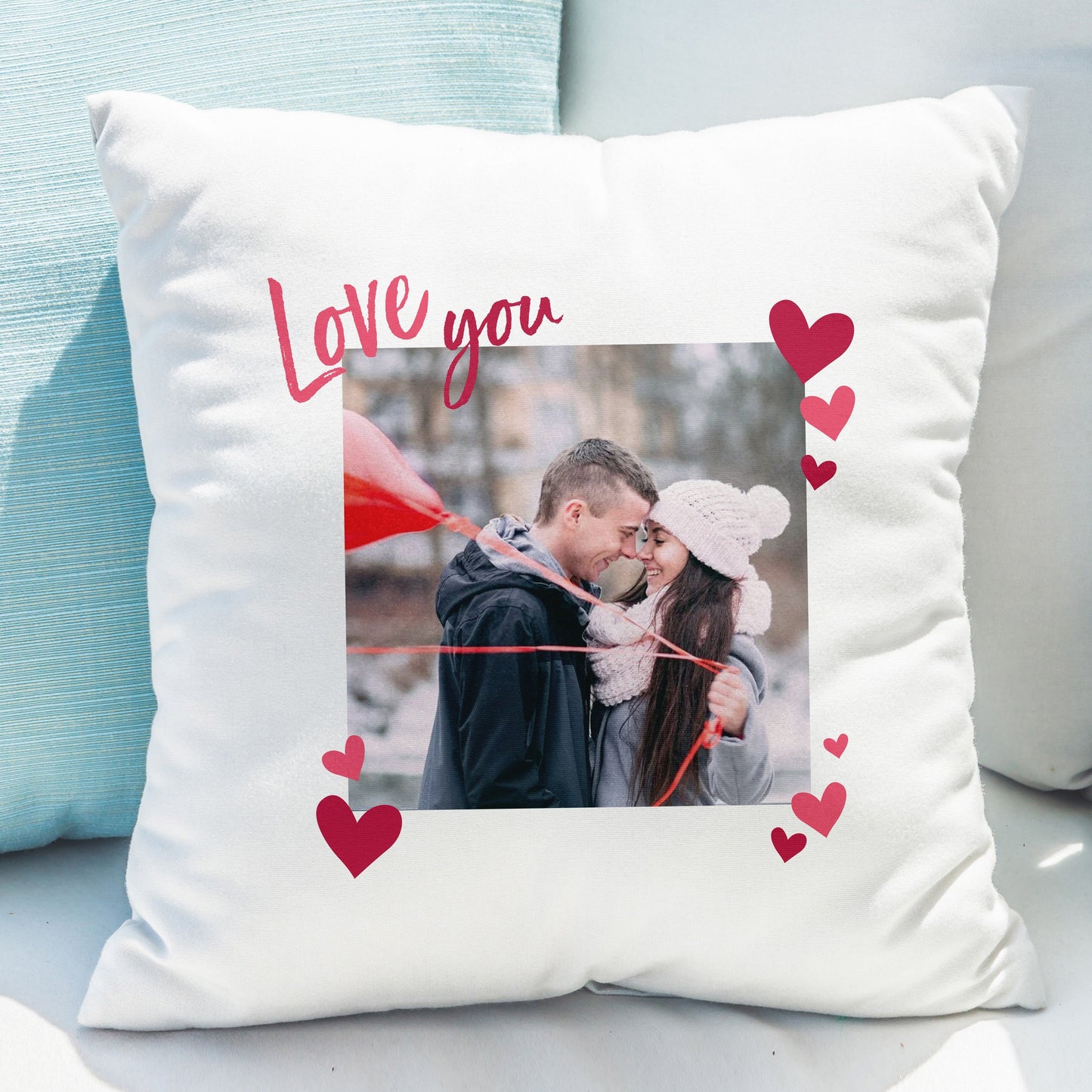 Personalised Love You Photo Upload Cushion: 1 - Cushions By Gift Moments