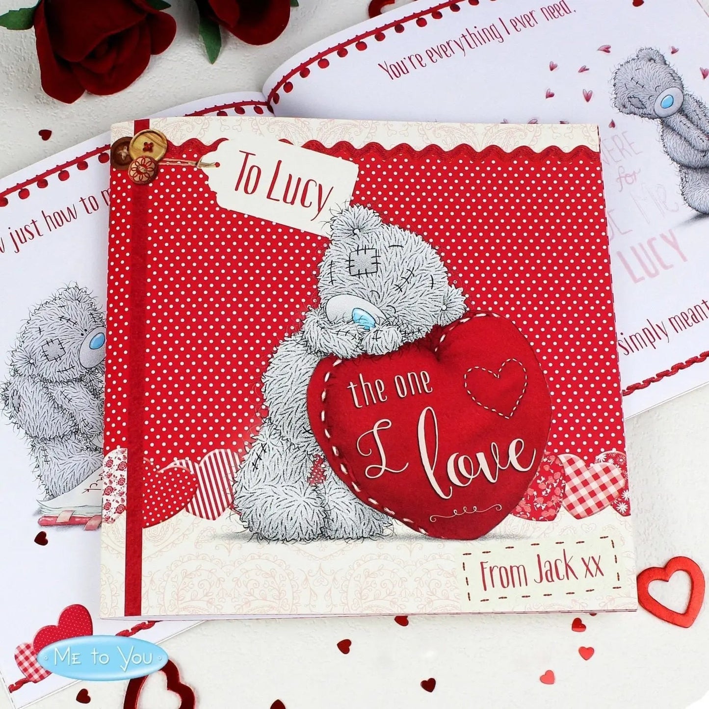 Personalised Me to You The One I Love Poem Book: 1 - Books