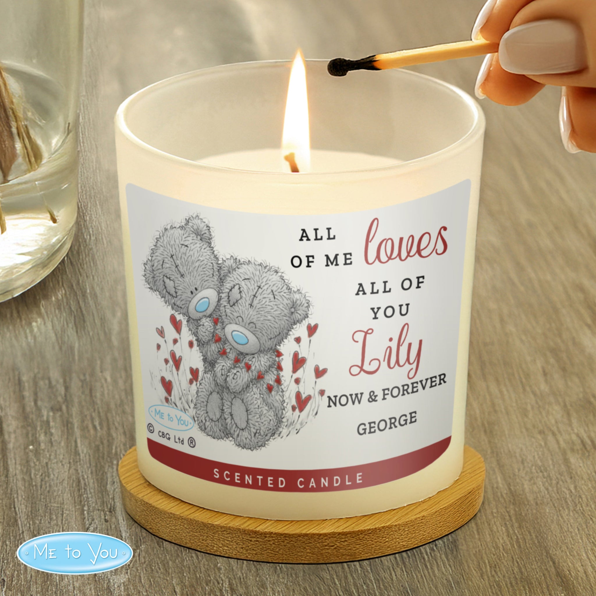 Personalised Me to You Love Scented Candle Jar: 2 - Candles
