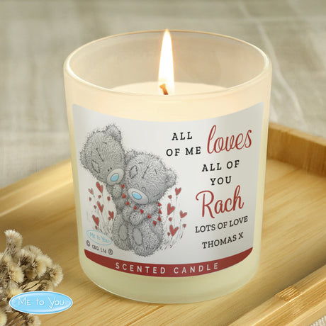 Personalised Me to You Love Scented Candle Jar: 3 - Candles