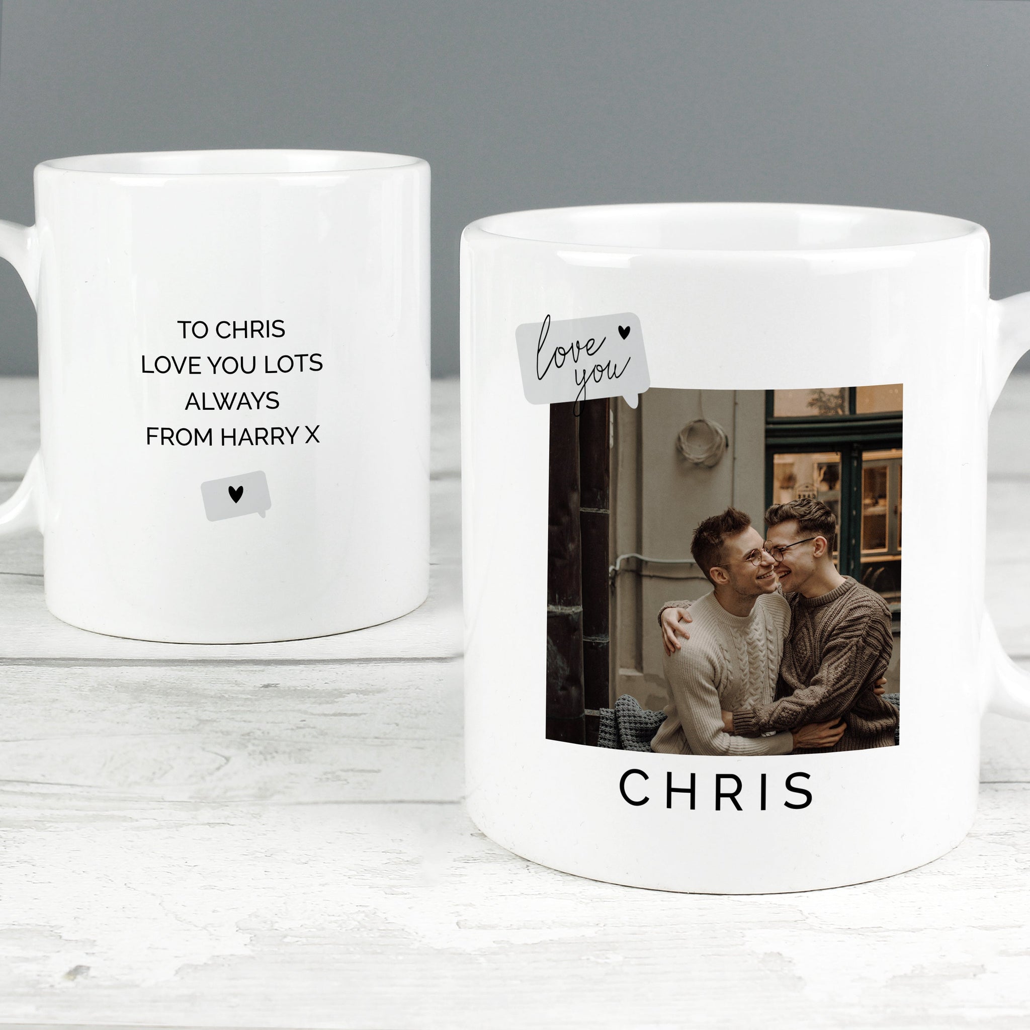 Personalised Love You Snapshot Photo Upload Mug: 7 - Mugs By Gift Moments