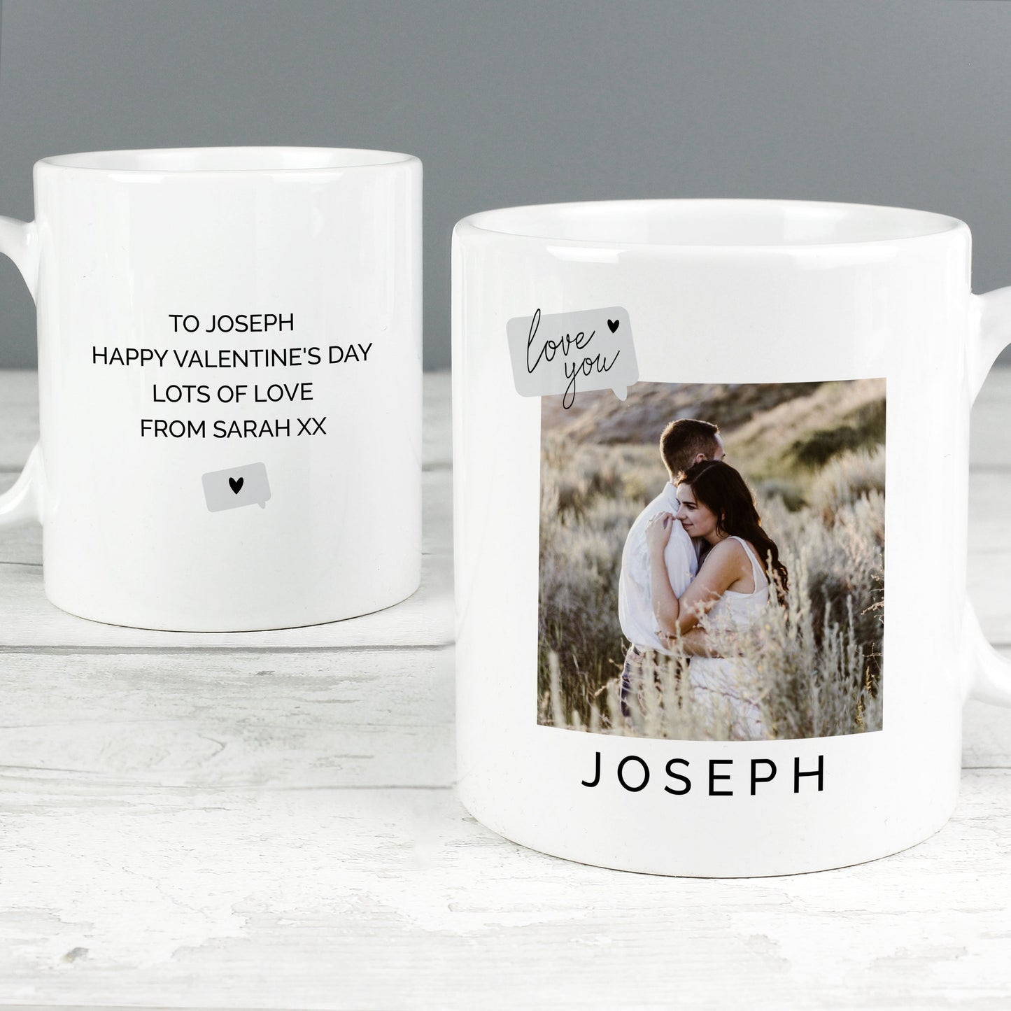 Personalised Love You Snapshot Photo Upload Mug: 8 - Mugs By Gift Moments