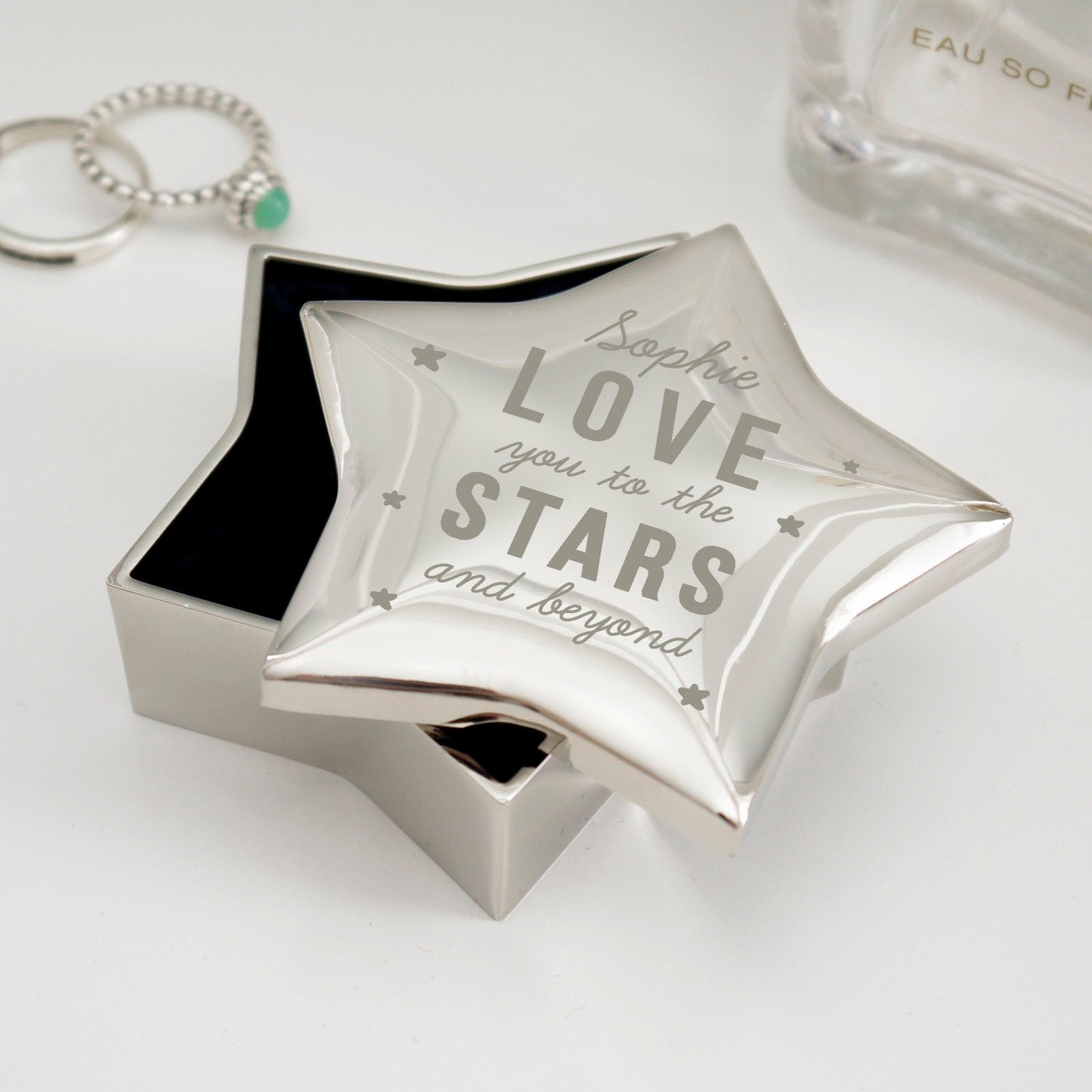 Personalised Love You To The Stars Star Trinket Box: 2 - Trinket Boxes By Gift Moments