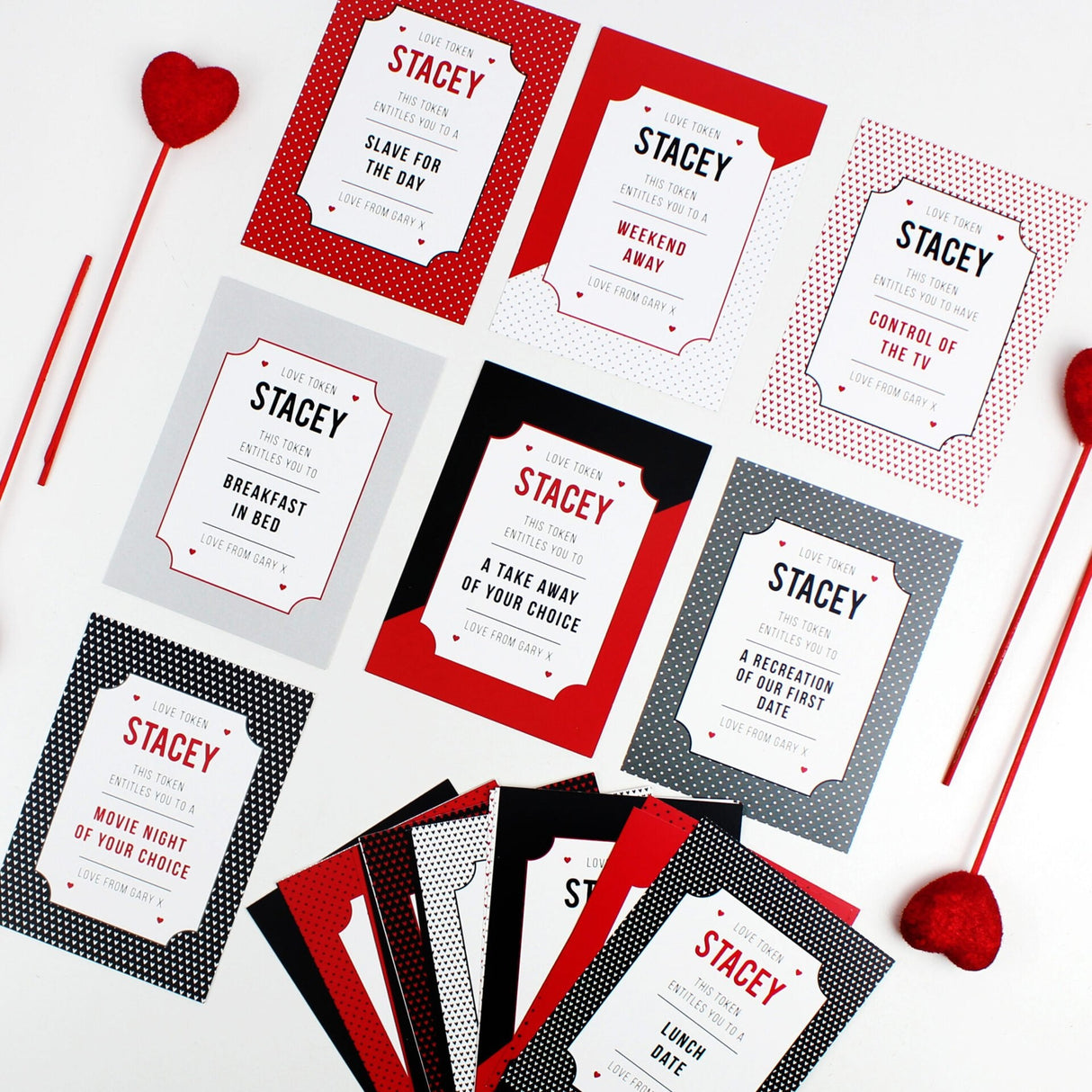 Personalised Love Tokens: 3 - Keepsakes By Gift Moments