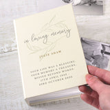 Personalised In Loving Memory 6x4 Photo Album with Sleeves: 2 Photo Albums By Gift Moments