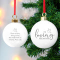 Personalised In Loving Memory Bauble - Shop Christmas Baubles At Gift Moments - 1