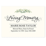 Personalised In Loving Memory Card: 3 - Greeting Cards By Gift Moments