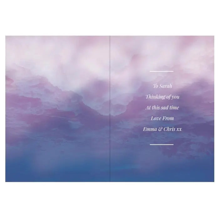 Personalised In Loving Memory Cross Card: 4 - Greeting Cards By Gift Moments