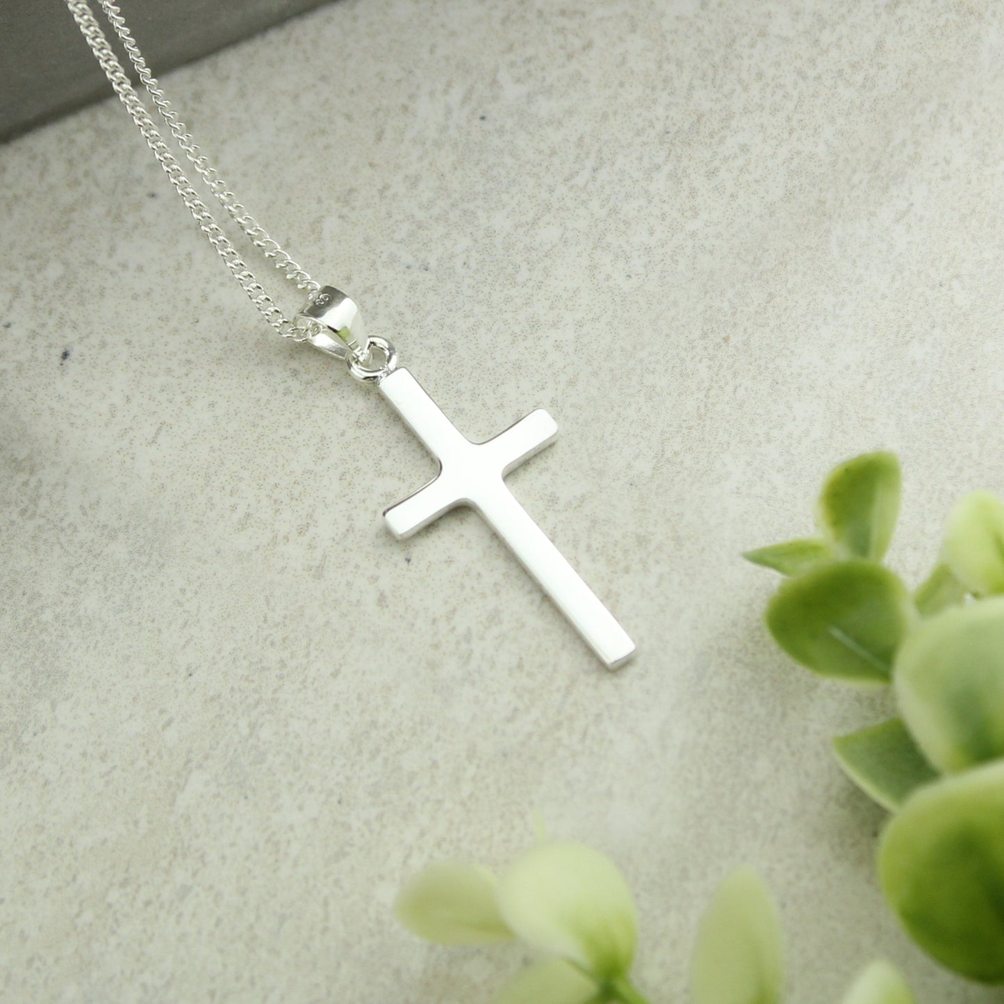 Personalised In Loving Memory Cross Sentiment Necklace and Box: 7 - Necklaces By Gift Moments