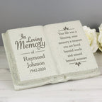 Personalised In Loving Memory Memorial Book - Shop Memorials At Gift Moments - 2