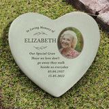 Personalised In Loving Memory Photo Upload Memorial Resin Heart: 4 Memorials By Gift Moments