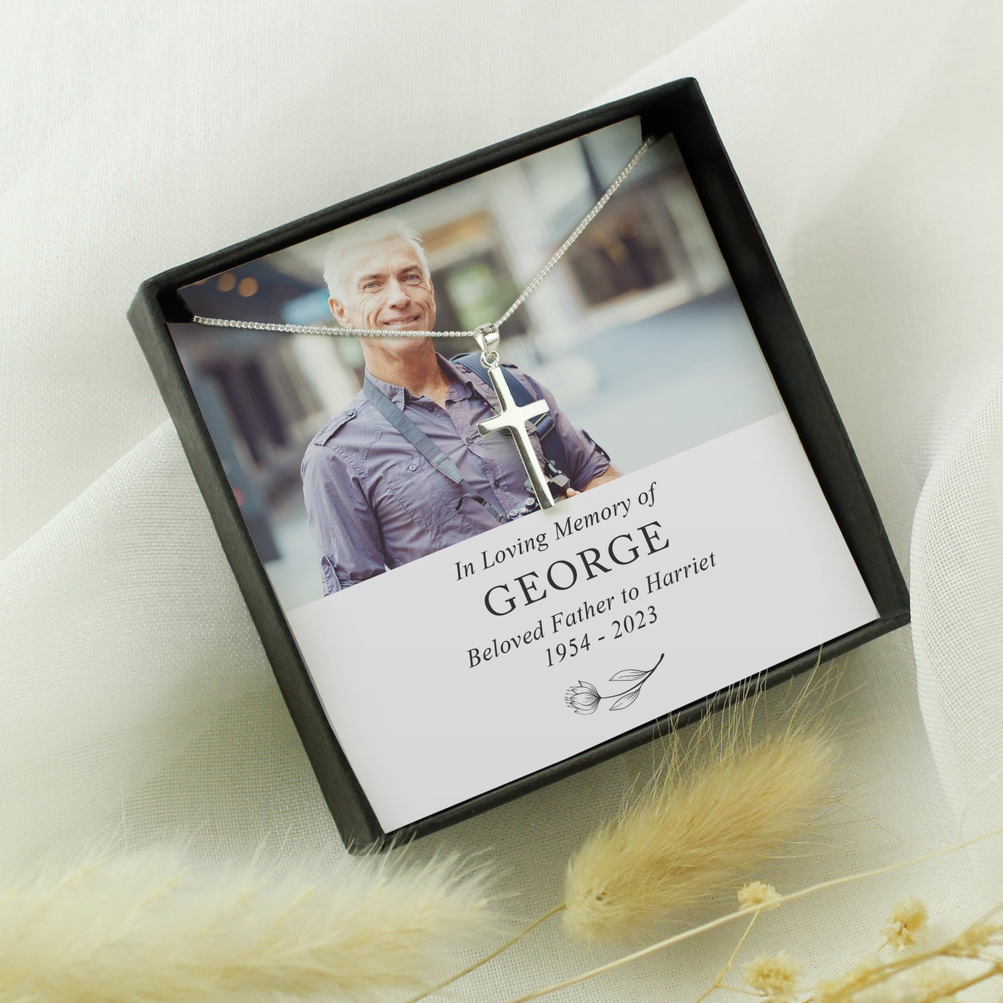 Personalised In Loving Memory Photo Upload Necklace and Box: 4 - Necklaces By Gift Moments