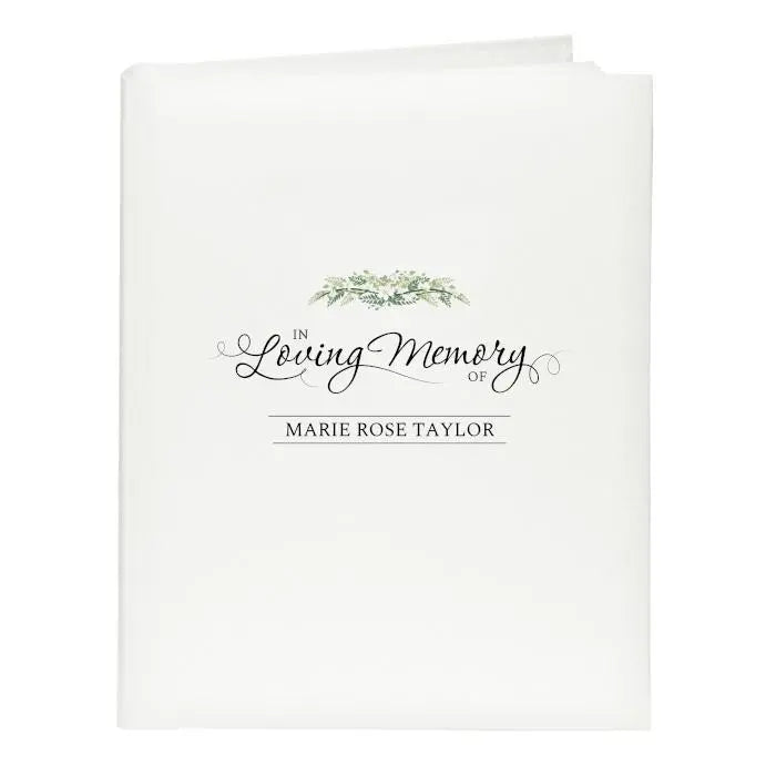 Personalised In Loving Memory Traditional Photo Album: 2 - Photo Albums By Gift Moments