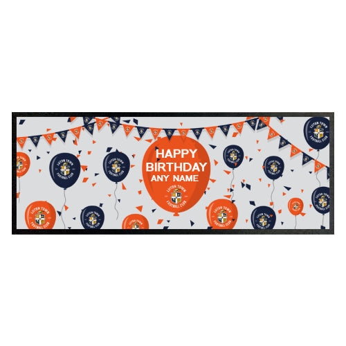 Personalised Luton Town FC Balloons Bar Runner: 1 - Barware By Luton Town