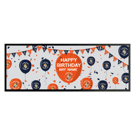 Personalised Luton Town FC Balloons Bar Runner: 1 - Barware By Luton Town