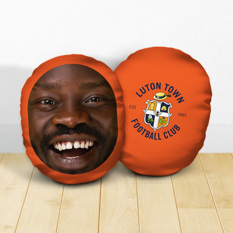 Personalised Luton Town FC Crest Mush Cush: 1 - Cushions By Luton Town