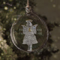 Personalised Luxury Glass Christmas Baubles - Angel - Shop Christmas Baubles At Gift Moments - 5