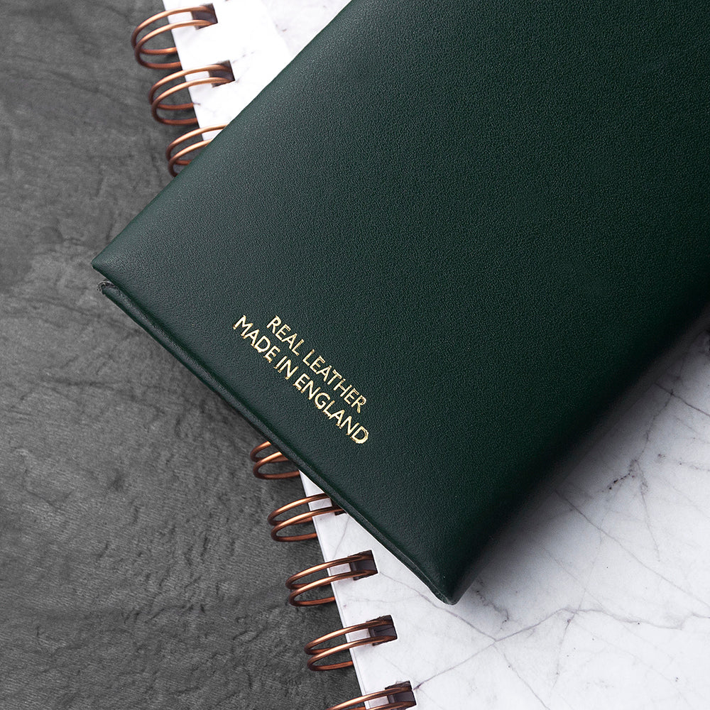 Personalised Luxury Leather Golf Notebooks: 4 - Notebooks By Gift Moments