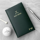 Personalised Luxury Leather Golf Notebooks: 2 - Notebooks By Gift Moments