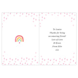 Personalised You Make The World Brighter Rainbow Card: 5 - Greeting Cards By Gift Moments