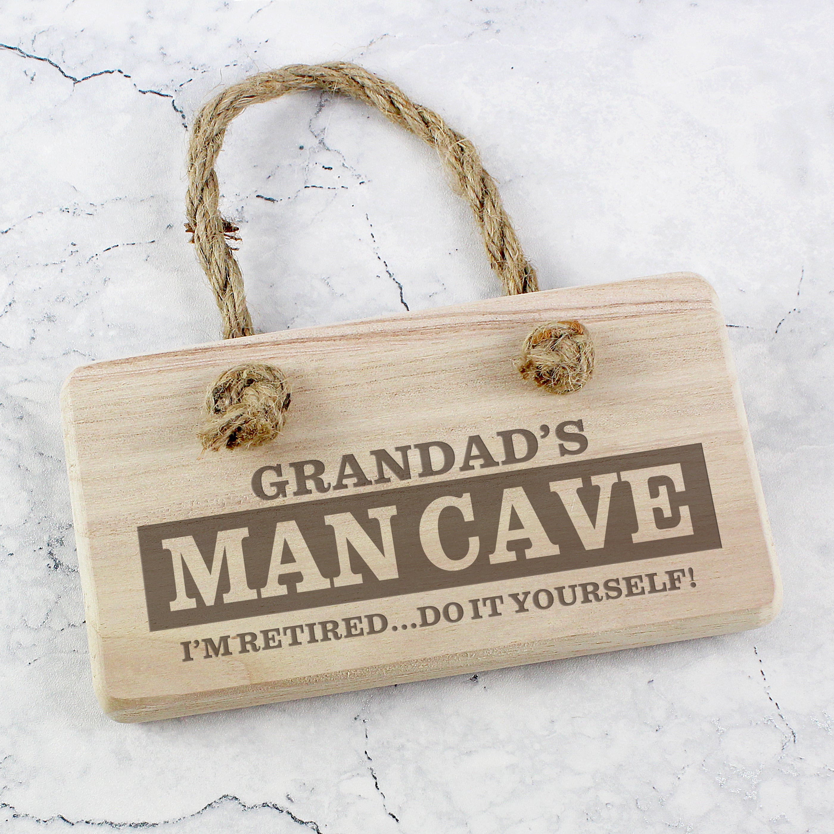 Personalised Man Cave Wooden Sign - Shop Signs & Plaques At Gift Moments - 4