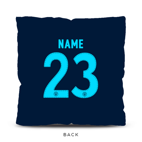 Personalised Manchester City Treble Winners 18’’ Back of Shirt Cushion: 2 - Cushions By Manchester City