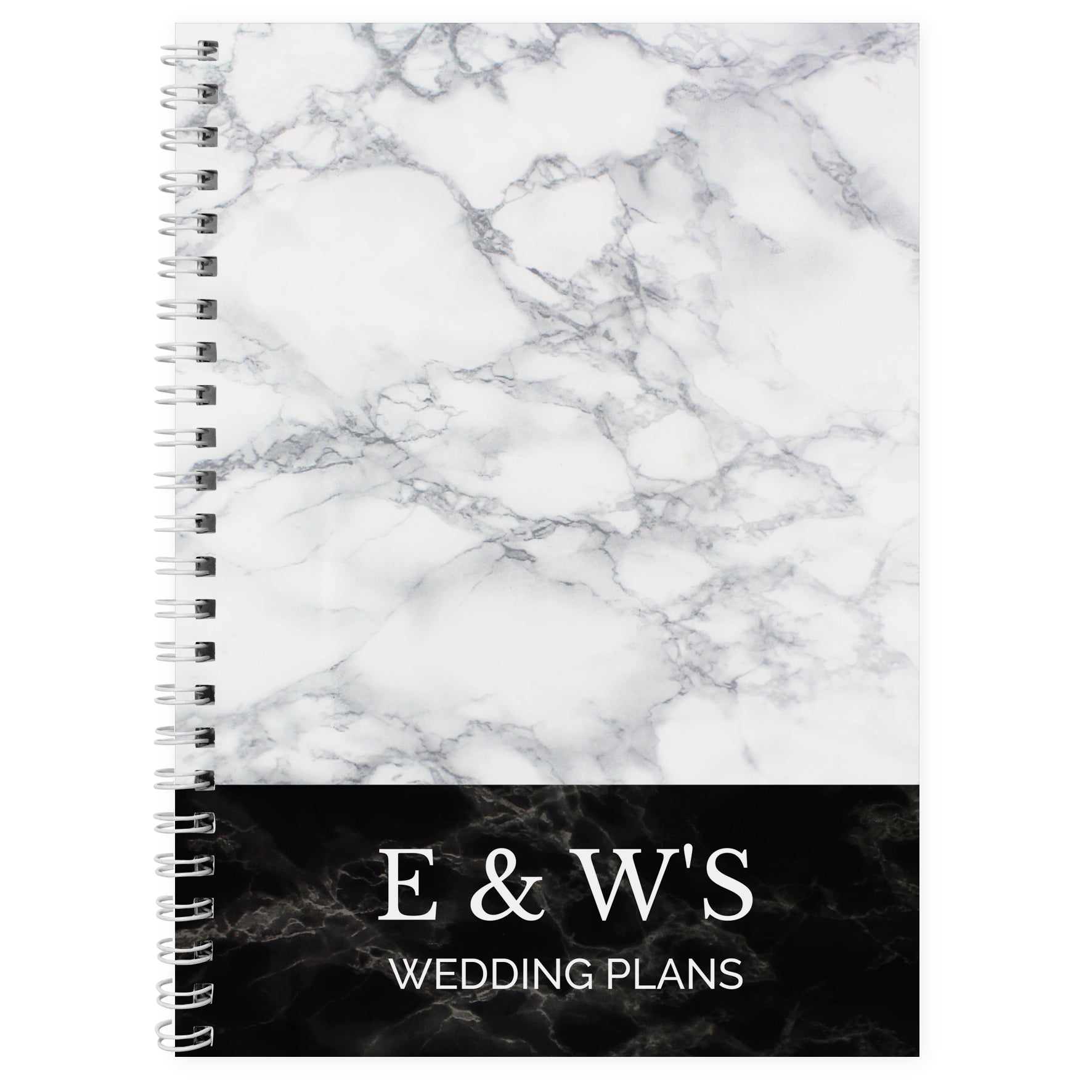 Personalised Marble Effect A5 Notebook: 2 - Notebooks By Gift Moments