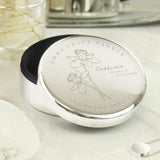 Personalised March Birth Flower Round Trinket Box: 3 - Trinket Boxes By Gift Moments