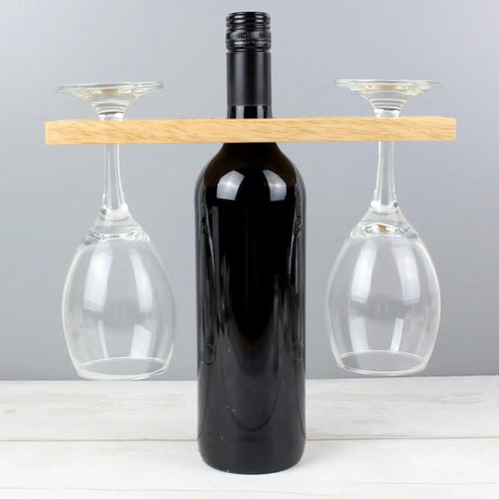 Personalised Married Couple Wine Glass & Bottle Holder: 5 - Barware By Gift Moments