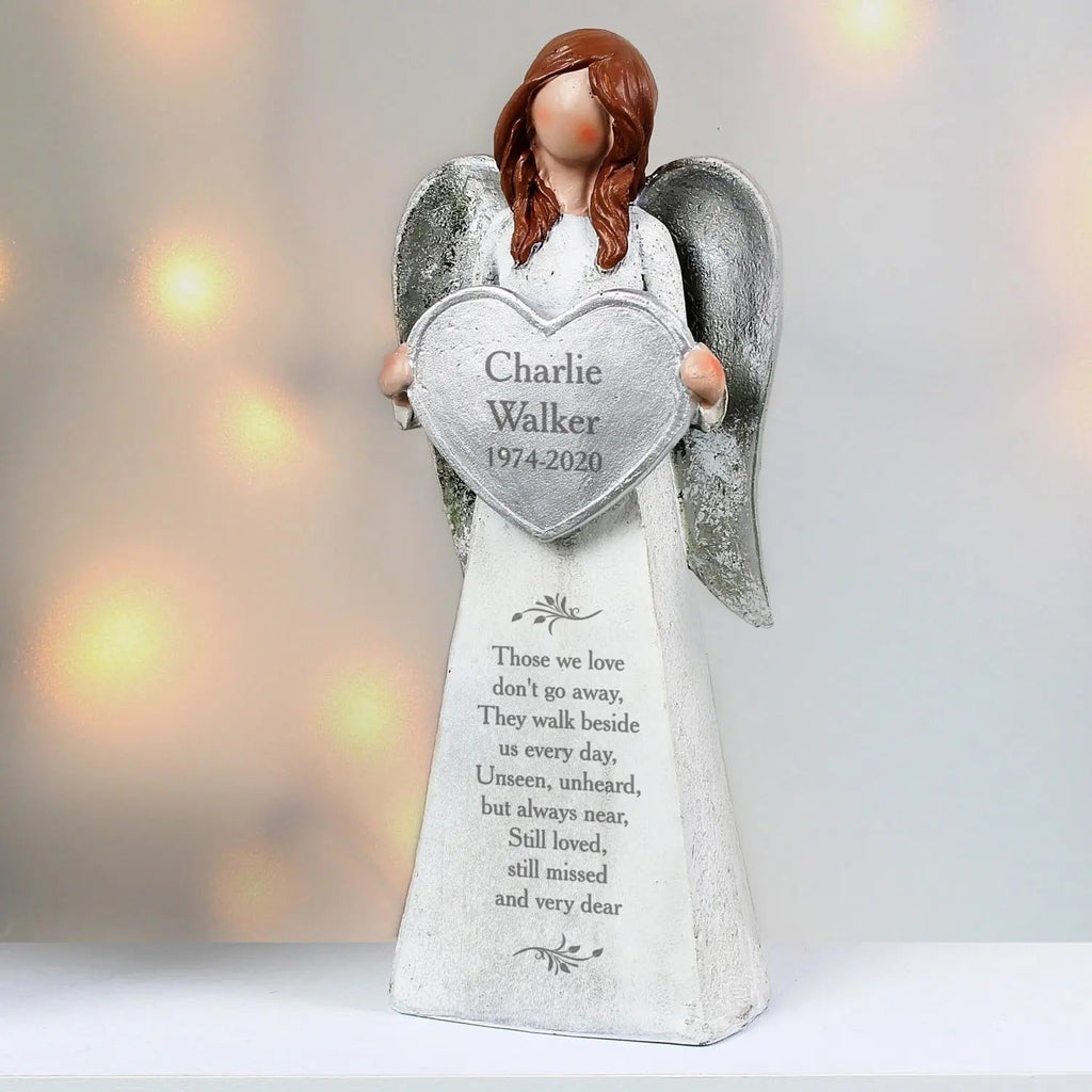 Personalised Memorial Angel Ornament - Shop Memorials At Gift Moments - 2