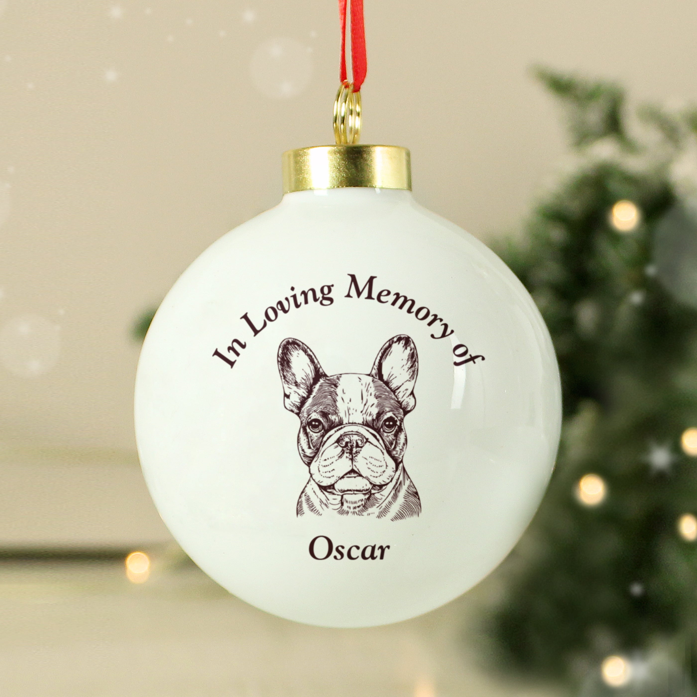 Personalised Memorial Dog Breed Bauble - Shop Christmas Baubles At Gift Moments - 3