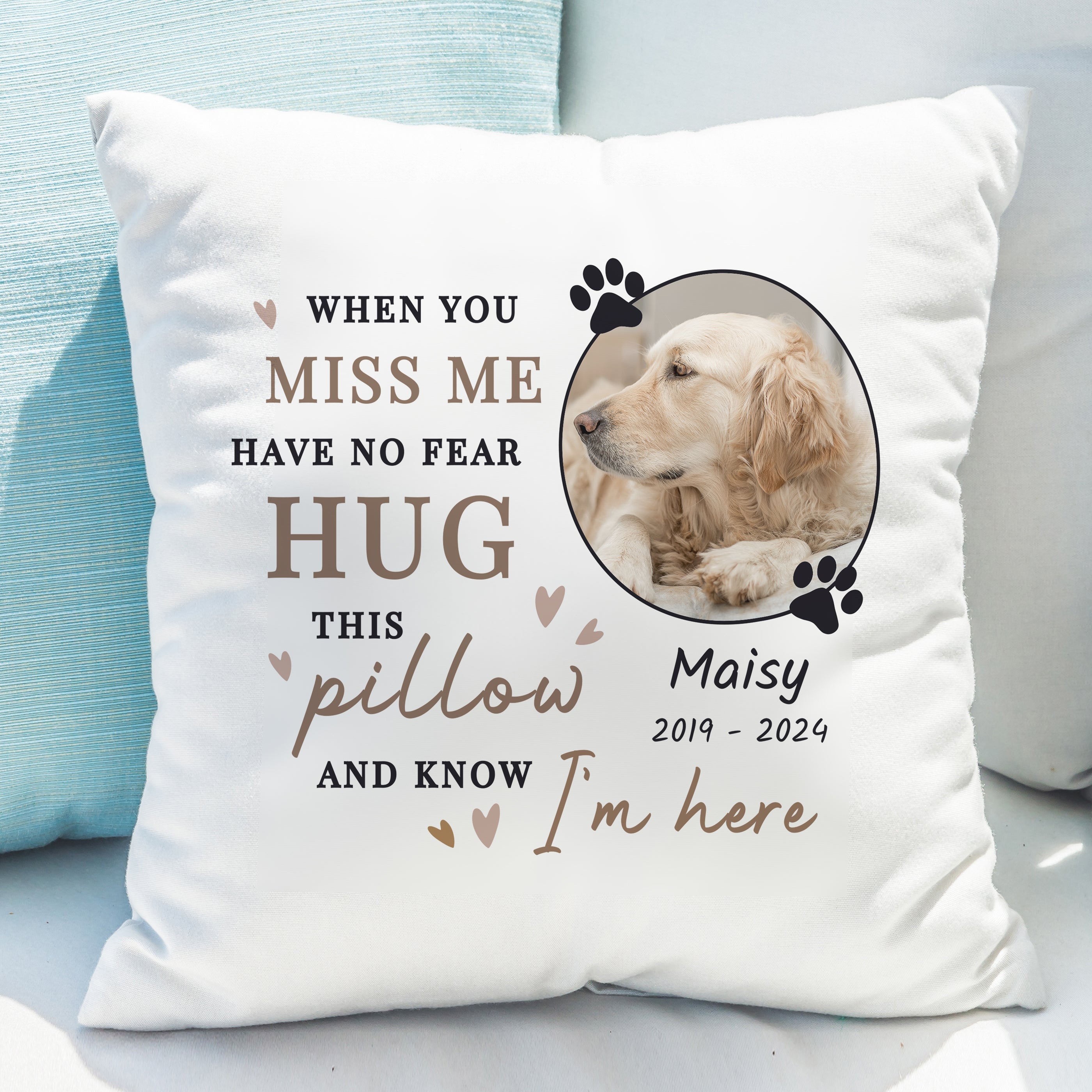 Personalised Memorial Pet Photo Upload Cushion - Shop Cushions At Gift Moments - 3
