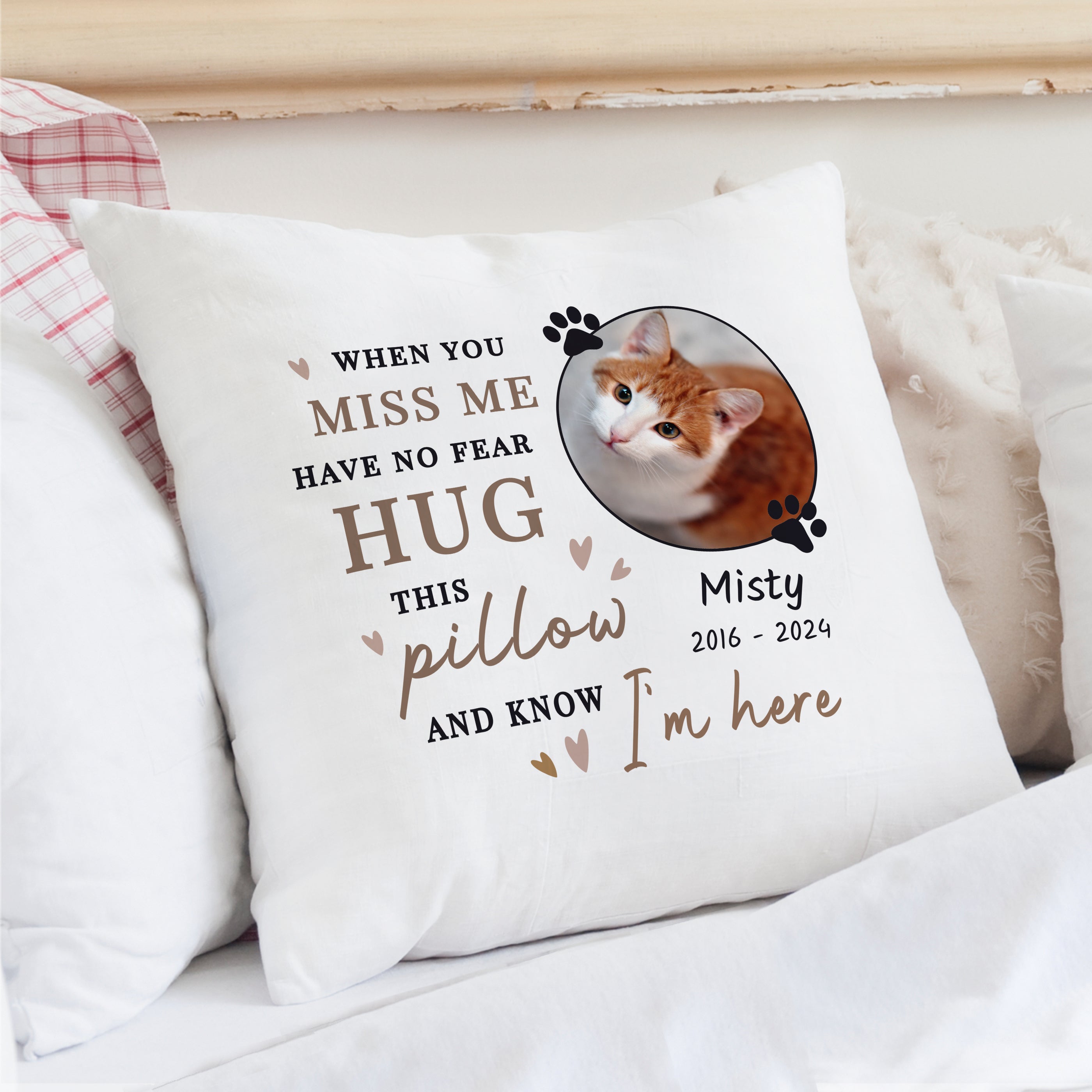 Personalised Memorial Pet Photo Upload Cushion - Shop Cushions At Gift Moments - 2