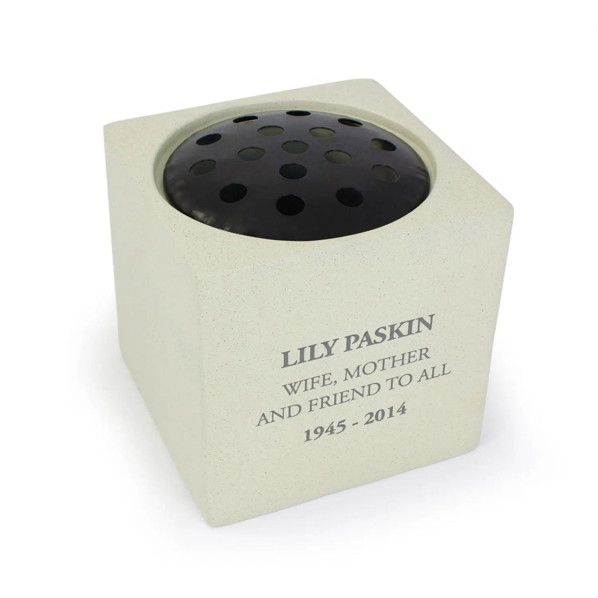 Personalised Memorial Vase: 2 - Memorials By Gift Moments