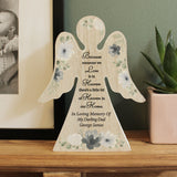 Personalised Memorial Wooden Angel Ornament: 7 - Ornaments By Gift Moments