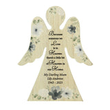 Personalised Memorial Wooden Angel Ornament: 5 - Ornaments By Gift Moments