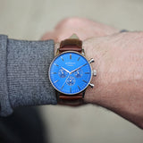 Personalised Men’s Architect Blue Motivator Walnut Contactless Payment Watch: 13 - Watches By Architect Watches