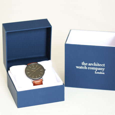 Personalised Men’s Architect Minimalist Walnut Contactless Payment Watch: 4 - Watches By Architect Watches