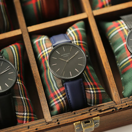 Personalised Men’s Architect Minimalist Watch Admiral Blue: 4 - Watches By Architect Watches