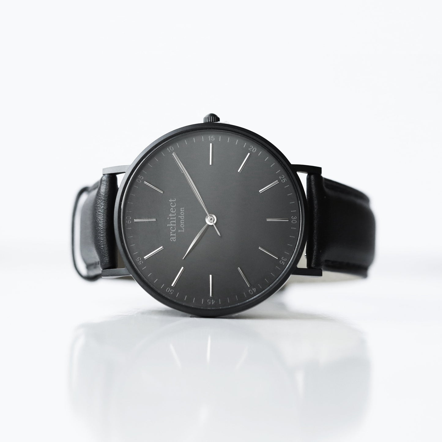 Personalised Men’s Architect Minimalist Watch Jet Black: 1 - Watches By Architect Watches