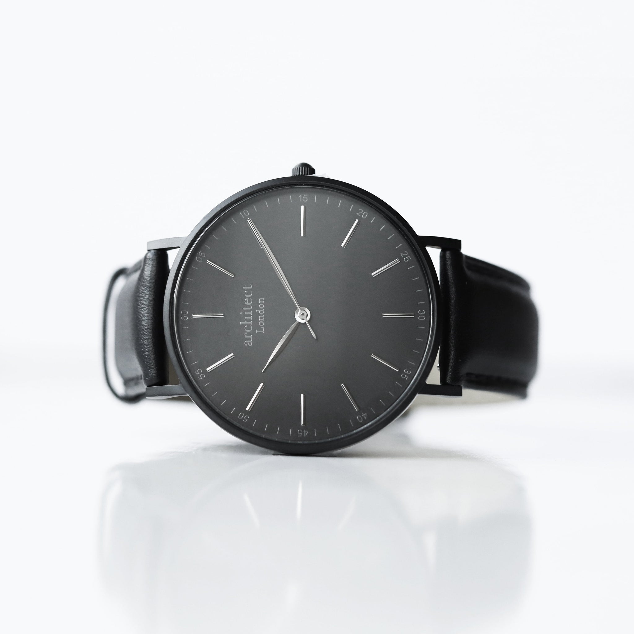 Personalised Men’s Architect Minimalist Watch Jet Black: 1 - Watches By Architect Watches