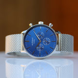 Personalised Men’s Architect Motivator Blue Silver: 7 - Watches By Architect Watches