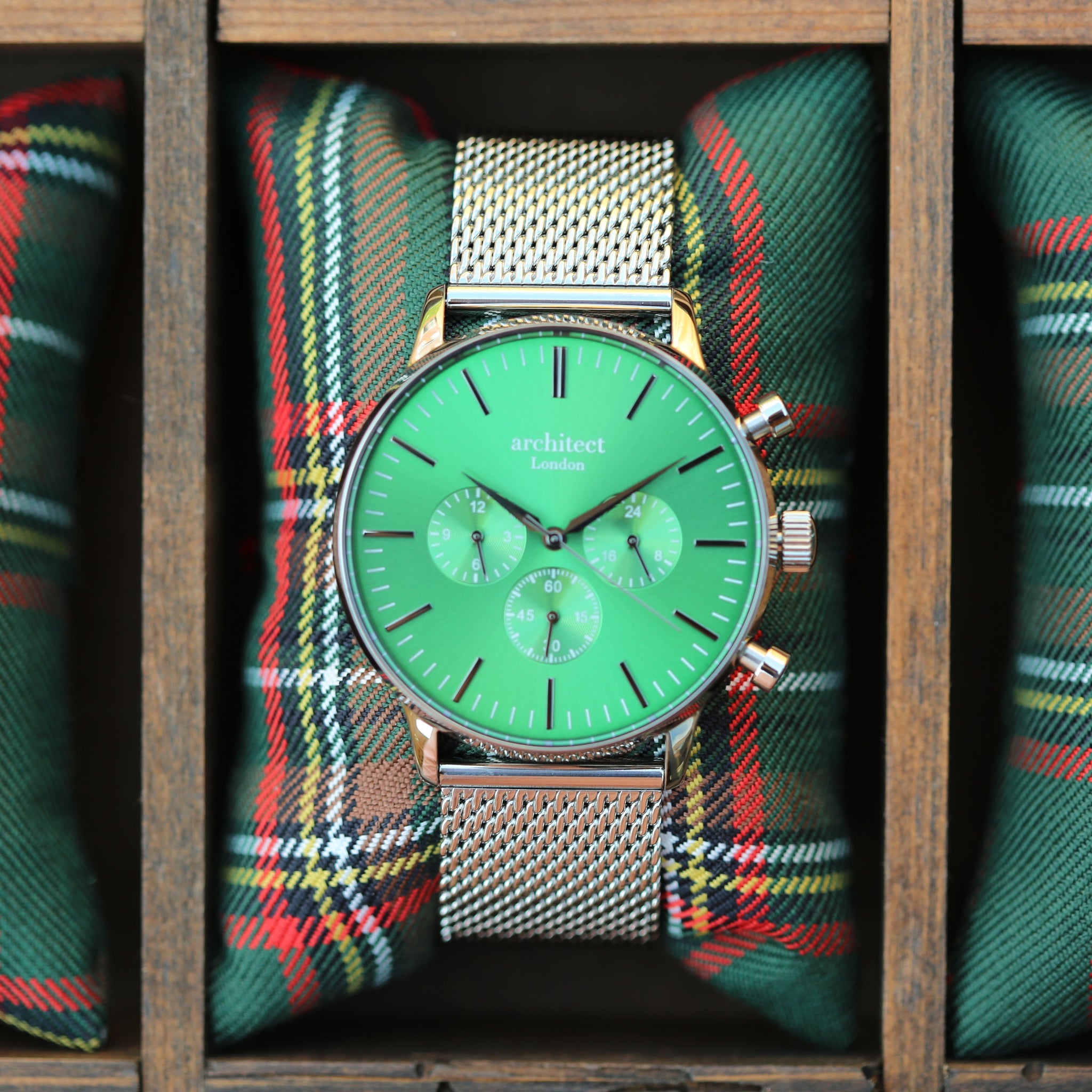 Personalised Men’s Architect Motivator Watch Envy Green: 3 - Watches By Architect Watches