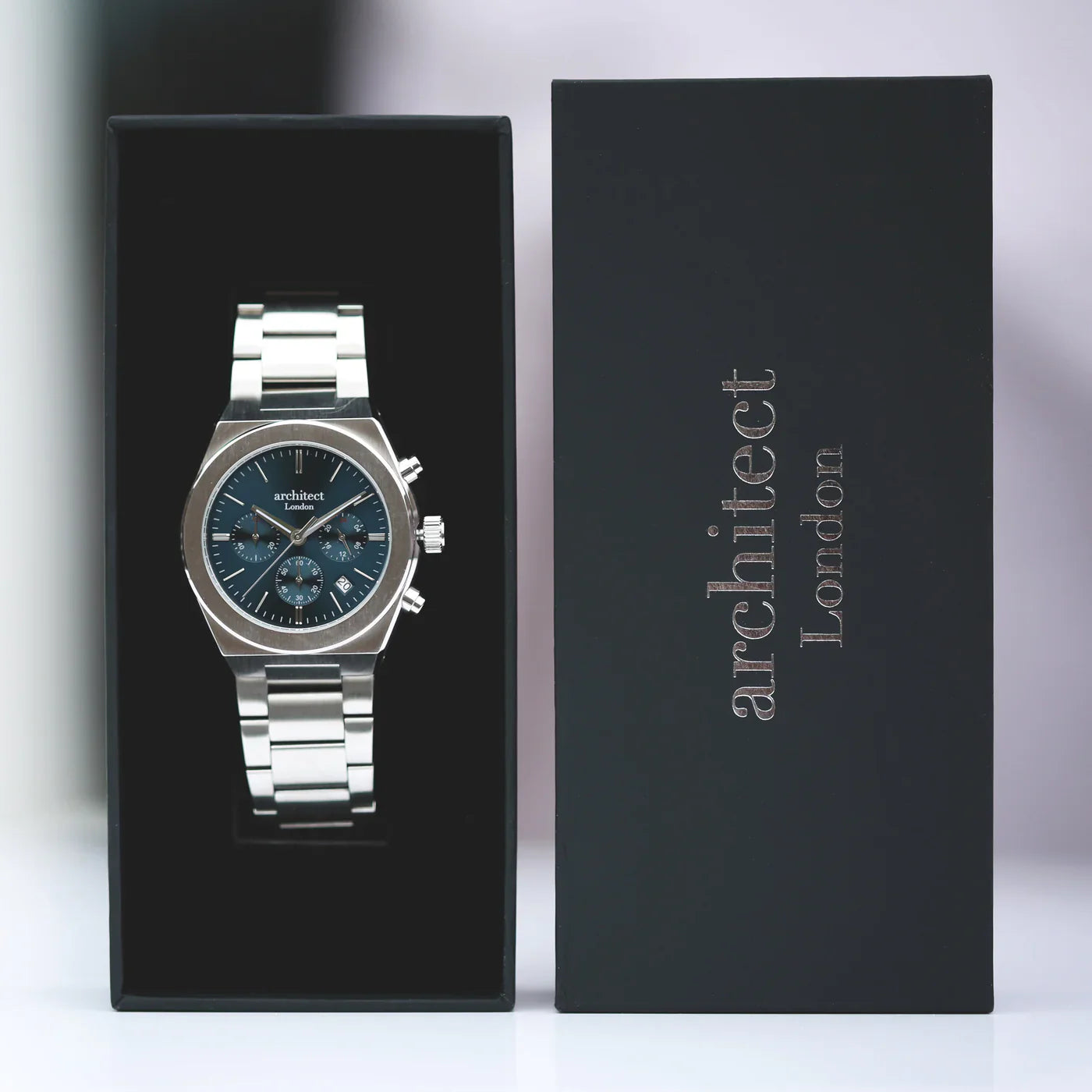 Personalised Men’s Architect Orbix Blue Watch - Shop Watches At Gift Moments - 5