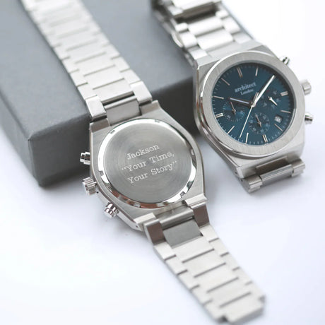 Personalised Men’s Architect Orbix Blue Watch: 7 - Watches By Architect Watches